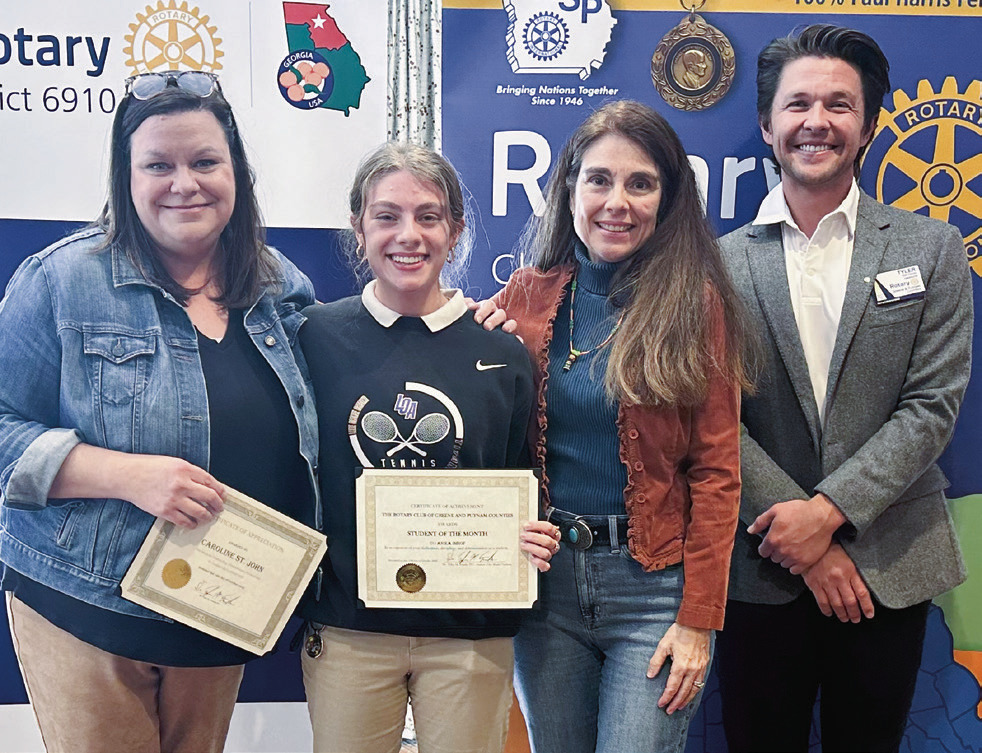 Rotary Club honors November students of the month | Eatonton Messenger