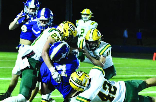 Gatewood will need senior Justin Jameson (23) to be on top of his game on both sides of the ball Nov. 18, as the Gators travel to Augusta Prep Day to open the playoffs. DAWN SINCLAIR/Contributed