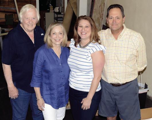 (L-R:) Georgia Writers Museum’s Chip Bell, Paula Benjamin, Melissa Swindell and Lou Benjamin are ready to take on a major renovation project that will catapult the Eatonton arts mainstay into a must-see – and experience – attraction. (IAN TOCHER/Staff)